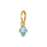 Sky Blue Topaz Charm