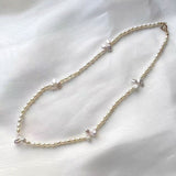 Floating Blossoms Pearl Necklace