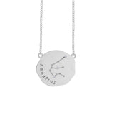 Aquarius Zodiac Sign Necklace