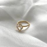 Siren Crystal Quartz Ring