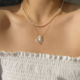 Floating Blossoms Pearl Necklace