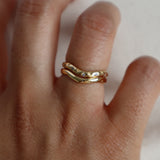 Astra Wave Pinky Ring