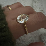 Siren Crystal Quartz Ring
