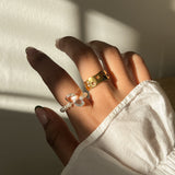 Sea Foam Pearl Ring