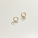 Sea Foam Earring Hoops (1 pair)