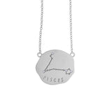 Pisces Zodiac Sign Necklace