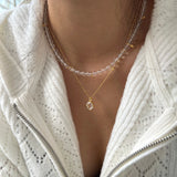 Siren Crystal Quartz Beaded Necklace