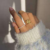 Julie Pearl Stacking Ring