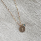 Custom Initial Necklace (Gold-Filled)