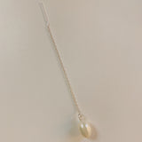Audrey Pearl Threader Earrings