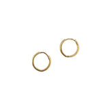 Basic Latched Hoop Earrings (12MM)