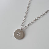 Custom Initial Necklace (Sterling Silver)