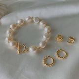 Betty Beaded Huggie Earrings