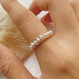 Astrid Pearl Stacking Ring