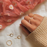 Julie Pearl Stacking Ring