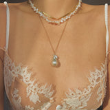 Elena Irregular Pearl Necklace