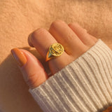 Leo Signet Ring