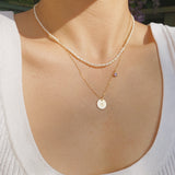 Custom Initial Necklace (Gold-Filled)